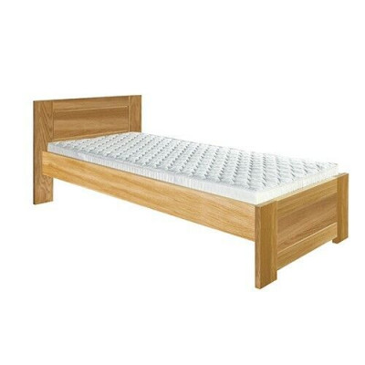 Lit en bois massif Chambre à coucher Lits 100x200cm Lit simple Mobilier en bois massif Meubles