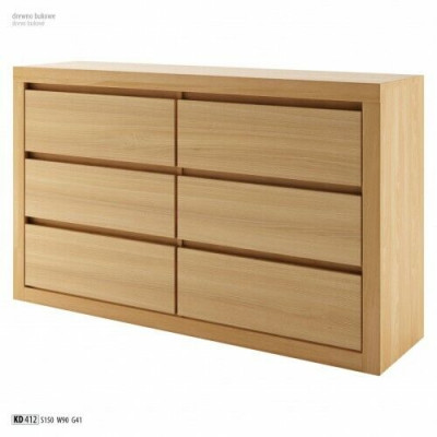 Commode en bois Tiroirs Commode en bois fait main Bois véritable Chambre à coucher Commode neuve