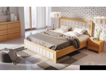 Lits en bois véritable Lit en bois Lit double fabriqué à la main Lit en bois véritable neuf