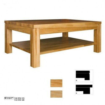 Table basse en bois massif naturel mobilier en bois massif design élégant table de salon tables de salon