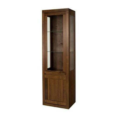 Vitrine en verre Armoire en bois Salon Armoire faite à la main Bois massif