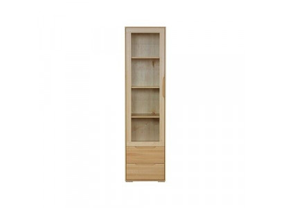 Vitrine solide Véritable article artisanal Armoire en bois massif Armoires en bois Vitrines en verre