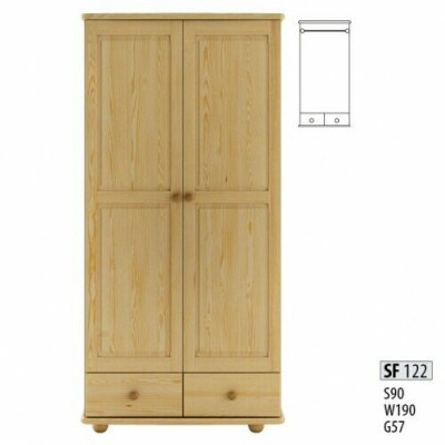 Armoire en bois, vestiaire, porte-manteau, chambre à coucher, meubles en bois massif, armoires en bois