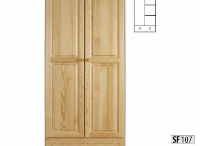 Véritable bois Armoire en bois massif Armoire penderie Armoire de chambre neuve