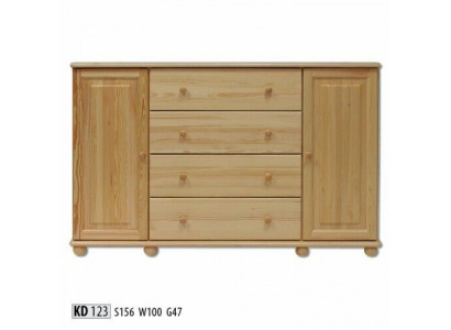 Solide commode Buffet Buffet Armoire Meubles Commodes Bois massif Meuble bas neuf