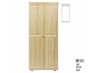 Landhfrom Armoire Armoires de chambre en bois massif Meubles Armoire nouvelle