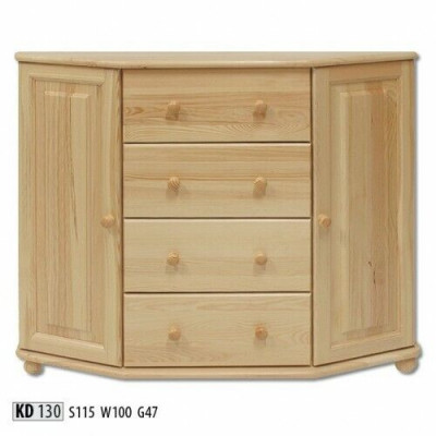 Meuble robuste Commode Buffet Armoire Bois massif Armoires neuves Commode Commodes