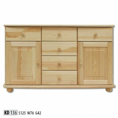 Coffre solide en vrai bois Armoires neuves Buffet Meubles Commodes Armoire Buffet