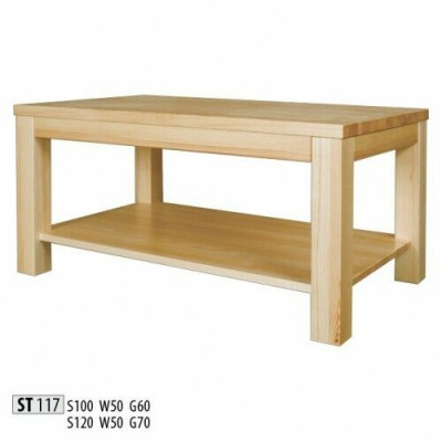 Table en bois Tables basses en bois massif Meubles de salon 120x70cm Tables massives