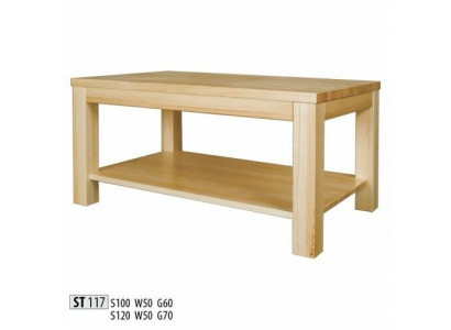 Table en bois Tables basses en bois massif Meubles de salon 120x70cm Tables massives