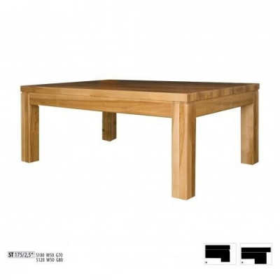 Table basse table en bois Plateau de table en bois massif Table d'appoint Table 120x80 Tables basses