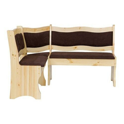 Coin banc en pin massif Bois massif Salle à manger Maison de campagne Coins de banc artisanaux neufs