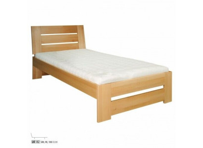 Lit en bois Vrai lit Lits Hôtel 100x200 Style Mobilier massif Chambre