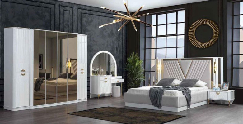 Table de chevet Design Console Côté Chambre Bois Consoles de Luxe