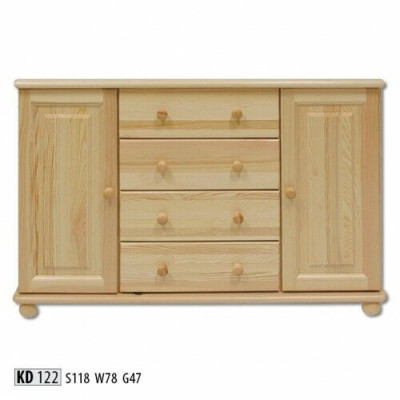 Commode Commode en bois massif Bahut Armoires en bois massif Armoires neuves Meubles Armoire