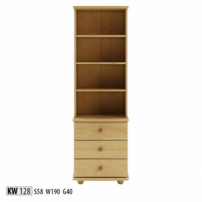 Vitrine solide en bois massif artisanal, armoire en bois massif, armoires en bois, vitrines, étagère.