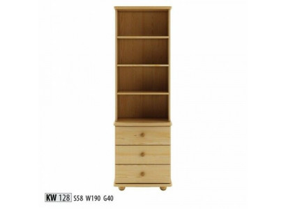 Vitrine solide en bois massif artisanal, armoire en bois massif, armoires en bois, vitrines, étagère.