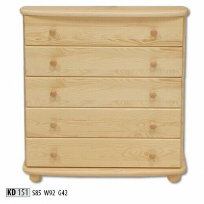 Enfilade Designer Commode en bois massif Meubles Commodes en bois massif Garde-robe solide neuve