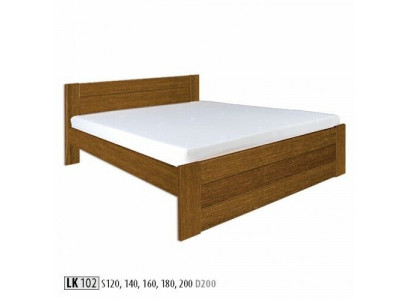 Lit en bois Lit en bois massif Lits Hôtel 200x200 Style Mobilier massif Chambre