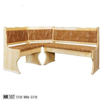 Coin banc banc en bois banc solide bancs coin repas cuisine siège d'angle Bois massif Meubles en bois neufs