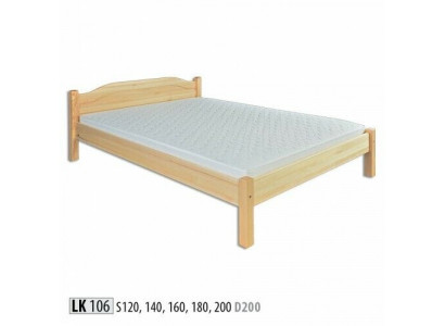 Lit en bois Lit en bois authentique Hôtel 200x200 Style Mobilier Massif Chambre