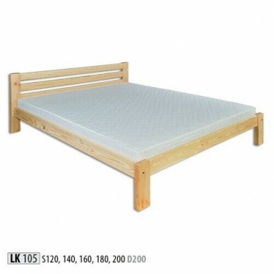 Lit en bois Cadre de lattes Lit double Bois massif Meubles en bois Meubles artisanaux 200*200 cm