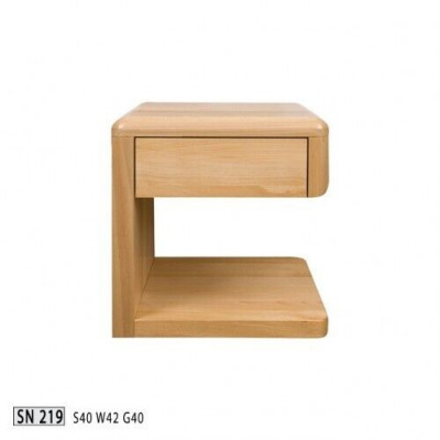 Table de chevet en bois massif Table de nuit Console de nuit Table d'appoint Meuble artisanal