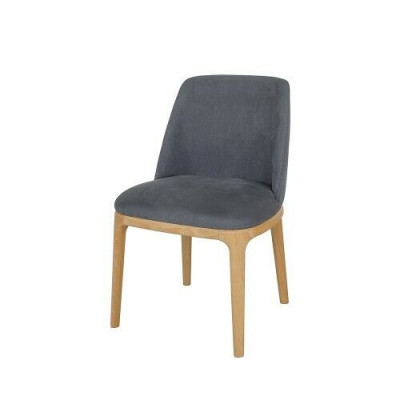 Chaise de design Fauteuil fauteuils rembourrés Lounge Bois massif Textile Bois Fauteuil nouveau