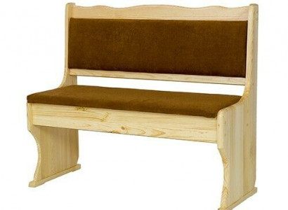 Banquette en bois de 100 cm en bois de pin massif pour tabouret de cuisine en bois massif