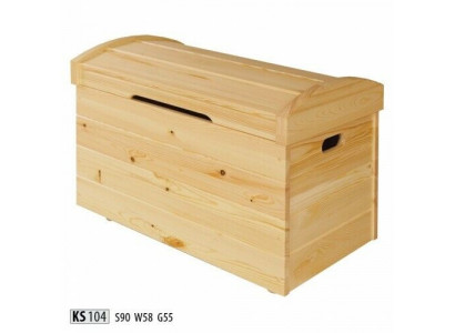 Boîte décorative en bois massif, meuble en bois fait à la main, coffret coffre en bois véritable 90x55cm