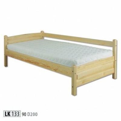 Lit en bois massif en pin Cadre de lit en bois 90x200 lit d'appoint en bois massif Artisanat neuf