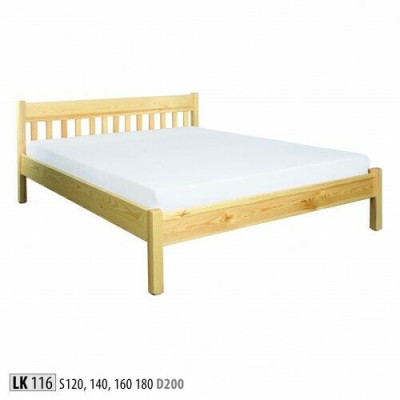 Lit en bois massif 180x200 Lit double Pin Massif Hozbett VollLit en bois massif 180x200