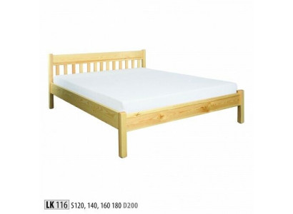 Lit en bois massif 180x200 Lit double Pin Massif Hozbett VollLit en bois massif 180x200