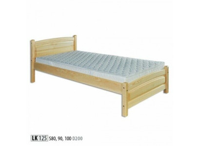 Lit en bois massif en pin Cadre de lit en bois 100x200 lit d'invité en bois massif fait main nouveau