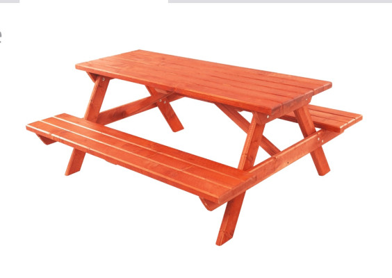 Table Bancs Doubles Groupe de sièges Ensemble de salle à manger Mobilier Mobilier en bois Artisanat de jardin nouveau