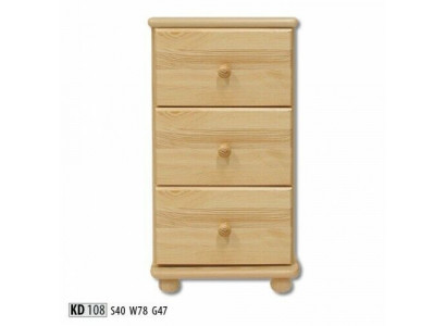 Table de chevet solide Commode Table de nuit Table de nuit Meuble en bois artisanal