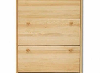 Armoire à chaussures faite à la main Commode pour hall d'entrée Commode en bois avec 3 compartiments