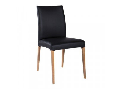 Chaises Chaise Fauteuil Bois massif Textile Fauteuil Cuir neuf Salon Rembourrage Bois