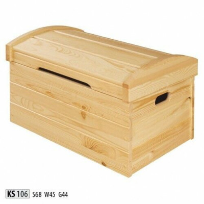 Boîte décorative meuble en bois massif meuble en bois fait main coffret coffre en bois véritable 68x44cm
