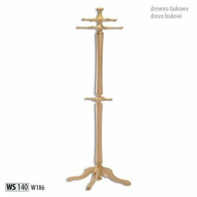 Porte-manteau en bois Porte-vêtements Porte-manteau 186cm Porte-manteau moderne