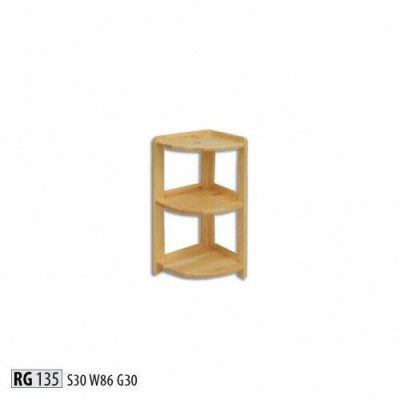 Étagère d'angle Étagères en bois massif Armoire de rangement Meuble solide 30x30x86cm nouveau