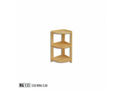 Étagère d'angle Étagères en bois massif Armoire de rangement Meuble solide 30x30x86cm nouveau
