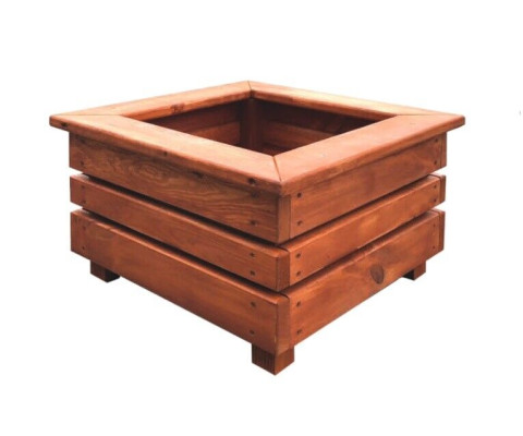 Sac de fleurs en bois Pots de fleurs Pot de fleurs Jardinage en pots de bois Fait à la main