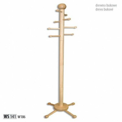 Porte-vestiaire en bois Porte-vestiaire design Portemanteau avec 8 crochets