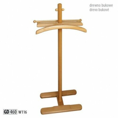 Porte-valet pour hommes Valet muet Valet de vêtements Portant à vêtements Porte-costume en bois Majordome