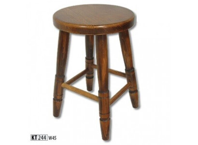 Tabouret Tabouret en bois Tabouret de salle à manger Bois de hêtre Massif Marron 46 cm
