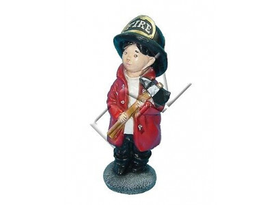 Service des incendies des États-Unis Figurine Enfant Statue de Jardin Sculpture Figures Sculptures Décoration