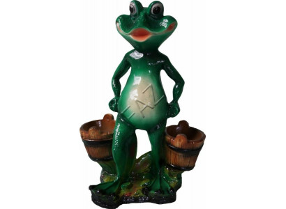 Décoration Design Grenouille Figurine Statue de Jardin Sculpture Figures Sculptures