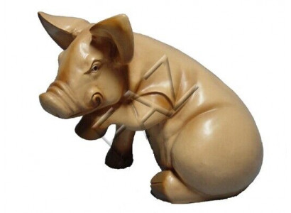 Conception figure de cochon Statue de jardin Sculpture Figures Sculptures Nouvelle décoration