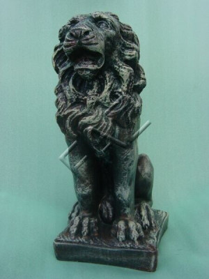 Conception de la nouvelle décoration de jardin en statue de figure de lion sculpture figures sculptures décoration déco.